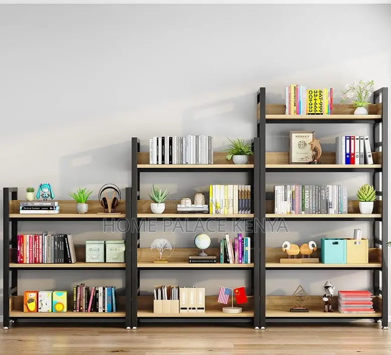 Storage Rack: Stylish 5-Tier Wooden Water Resistant Storage Shelf Unit