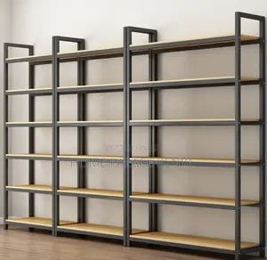 Storage Rack: Stylish 5-Tier Wooden Water Resistant Storage Shelf Unit