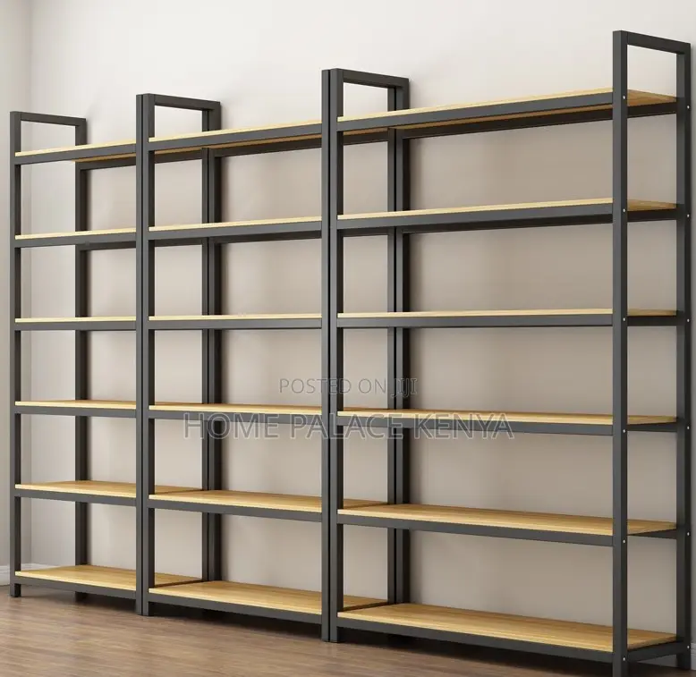 Storage Rack: Stylish 5-Tier Wooden Water Resistant Storage Shelf Unit