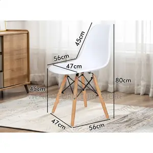 Dining Chairs; Living Room and Kitchen Dining Eames Chairs