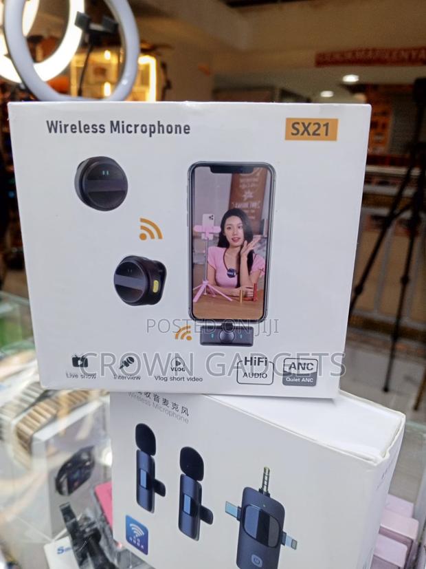 Sx21 Wireless Lapel Microphone for Youtube Tiktok and Podcasts - thumbnail 2