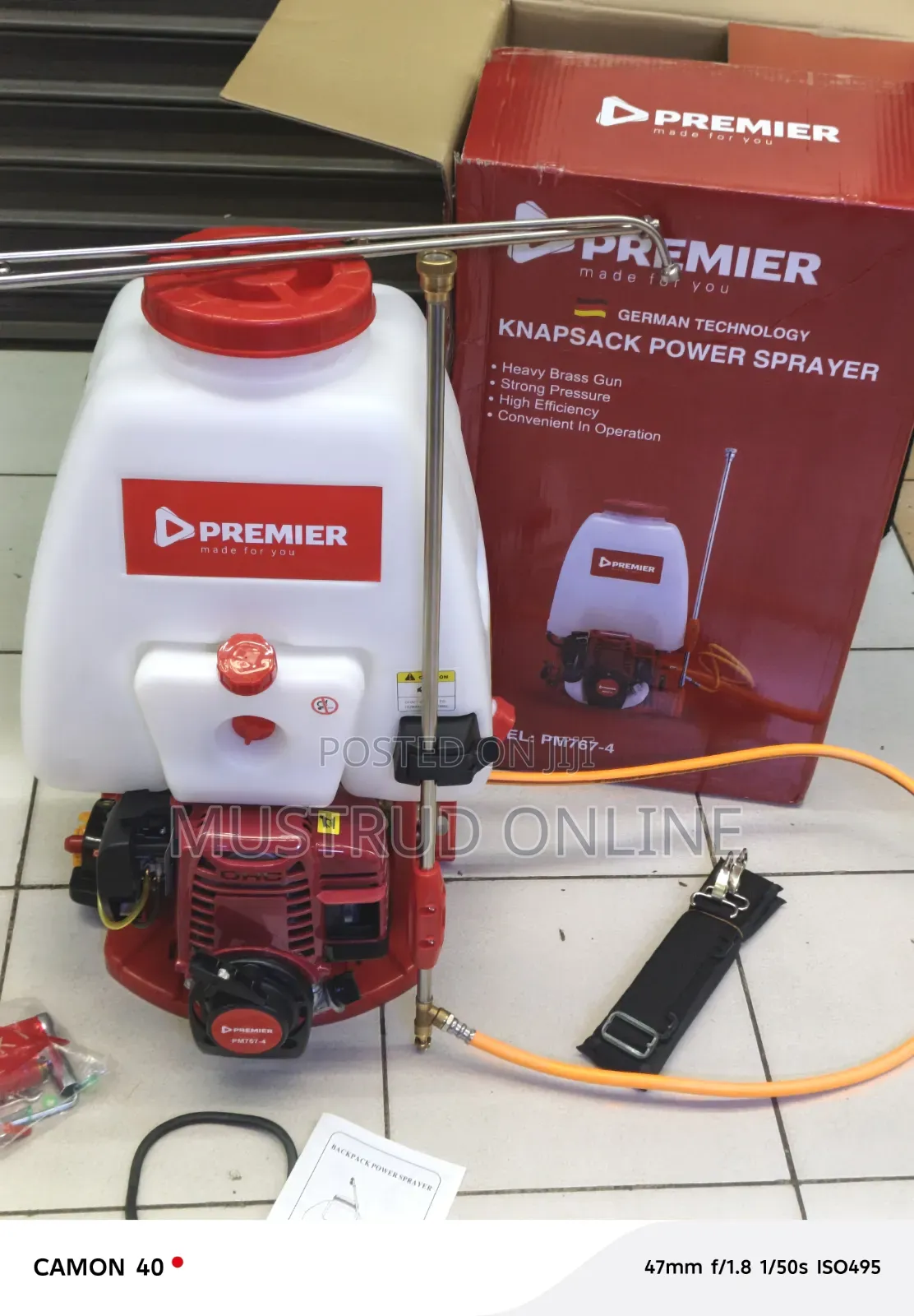 Premier Knapsack Sprayer 4 Stroke