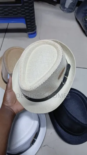 Mens Straw Papa Small Brim Hats_yu