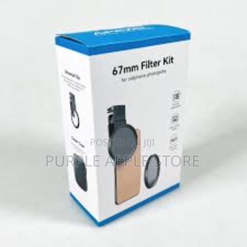 Apexel Mobile Clamp Hd Glass 67mm CPL Filter - thumbnail 2