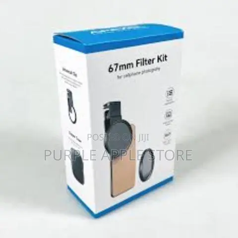 Apexel Mobile Clamp Hd Glass 67mm CPL Filter