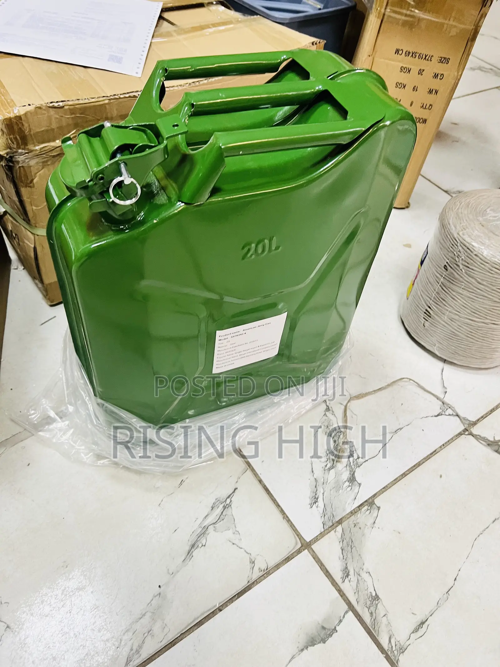20l Metal Jerry Can Fuel Storage Container