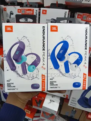 These Are JBL Endurance Peak 4 True Wireless Headphones.
