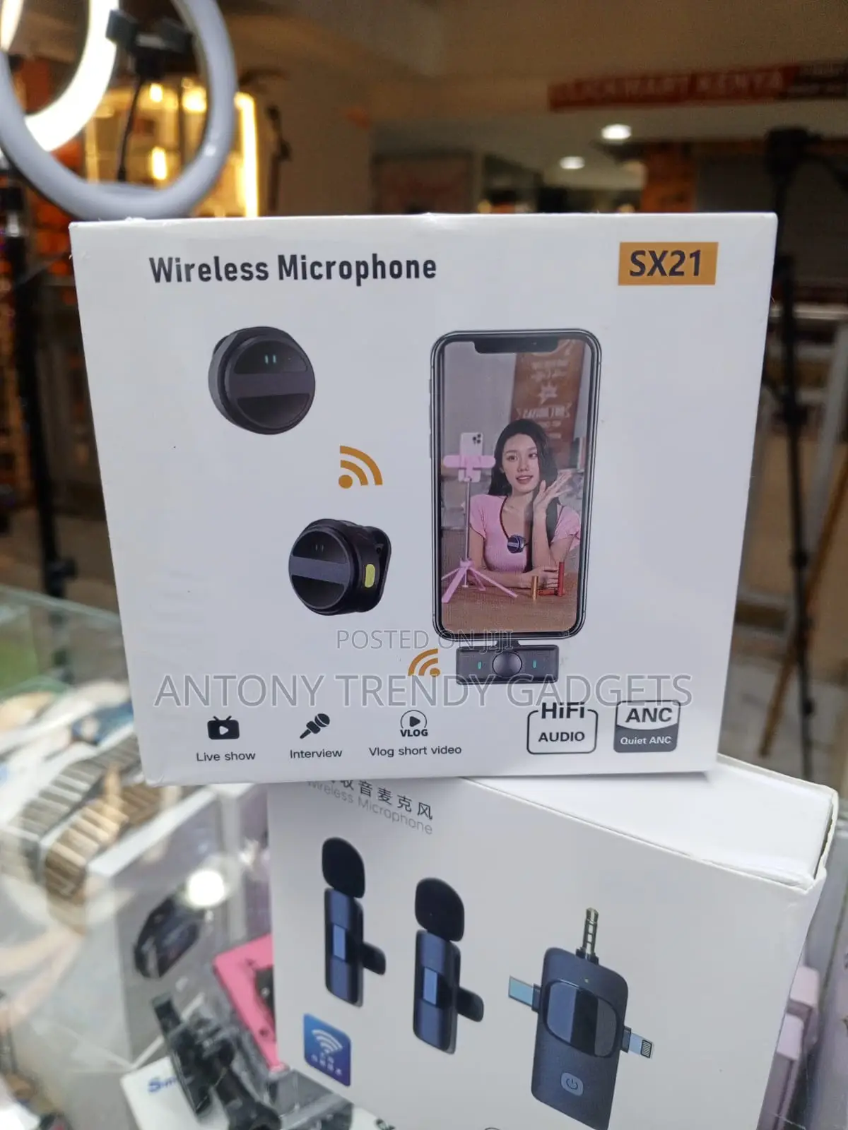 Sx21 Mini Wireless Lavalier Mic for Video and Live Streaming