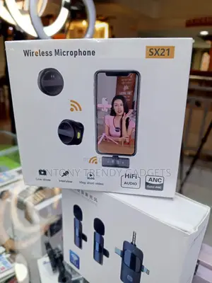Sx21 Mini Wireless Lavalier Mic for Video and Live Streaming