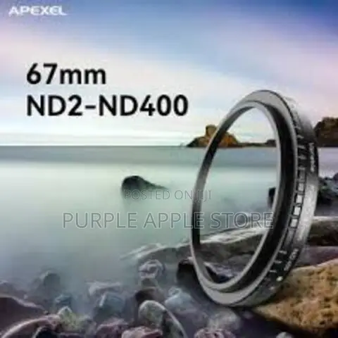 Mobile Clamp Filter Apexel Hd Glass 67mm Nd400 Apl- 67vnd40