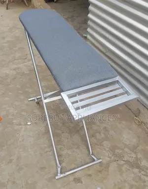 Metallic Ironing Board With Heat Resistant Cover