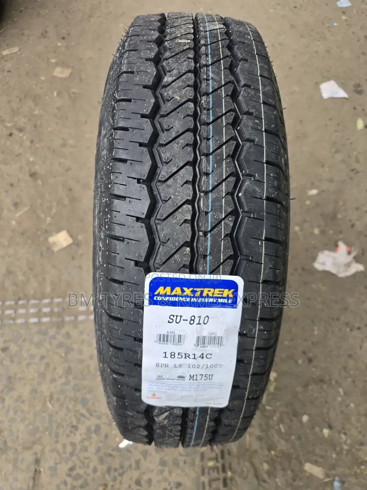 185 R14 Maxtrek Tires