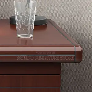 Office Desk; 1400mm Mahogany Executive Premium Home Work Office Desk