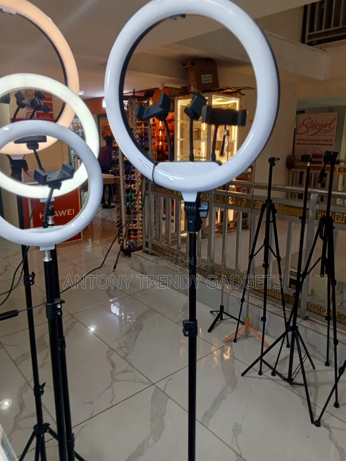 Qx-360 14 Inch Ring Light Kit With Tripod And Phone Holder