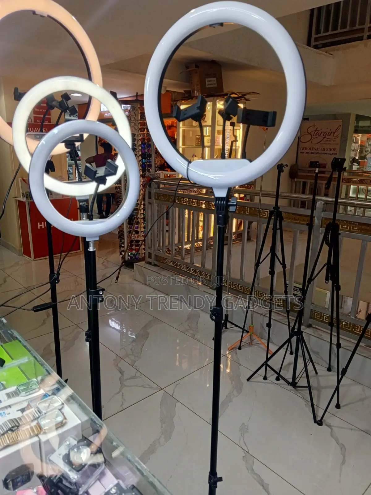 Qx-360 Led Ring Fill Light For Vlogging Makeup And Streaming