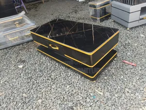 Black Gold Elegance Coffee Table