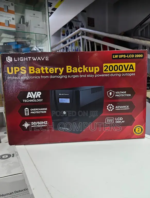 Lightwave 2000va Ups Battery Backup With Avr LCD Display