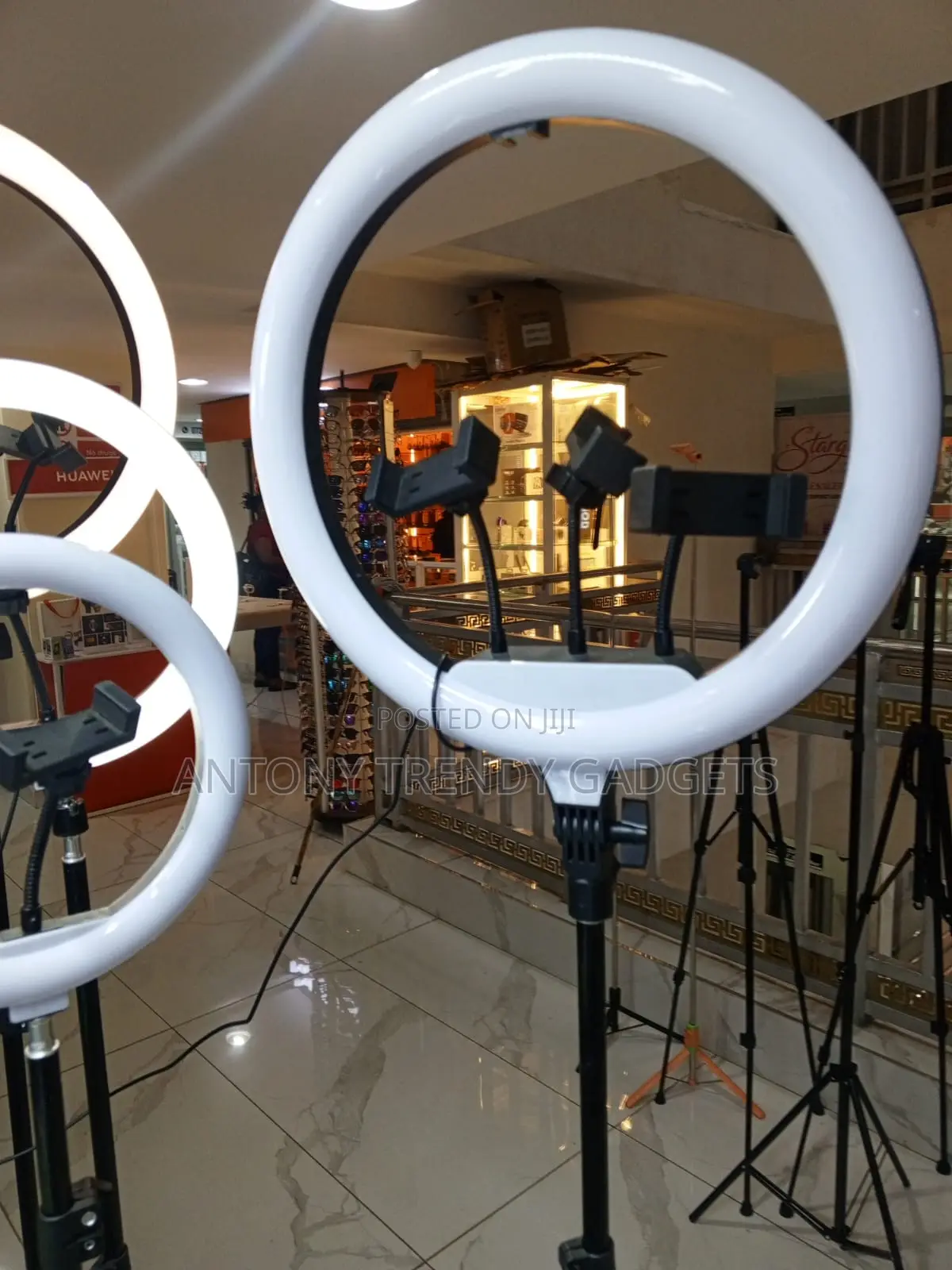 Qx-360 Led Selfie Ring Light With Adjustable Tripod Stand