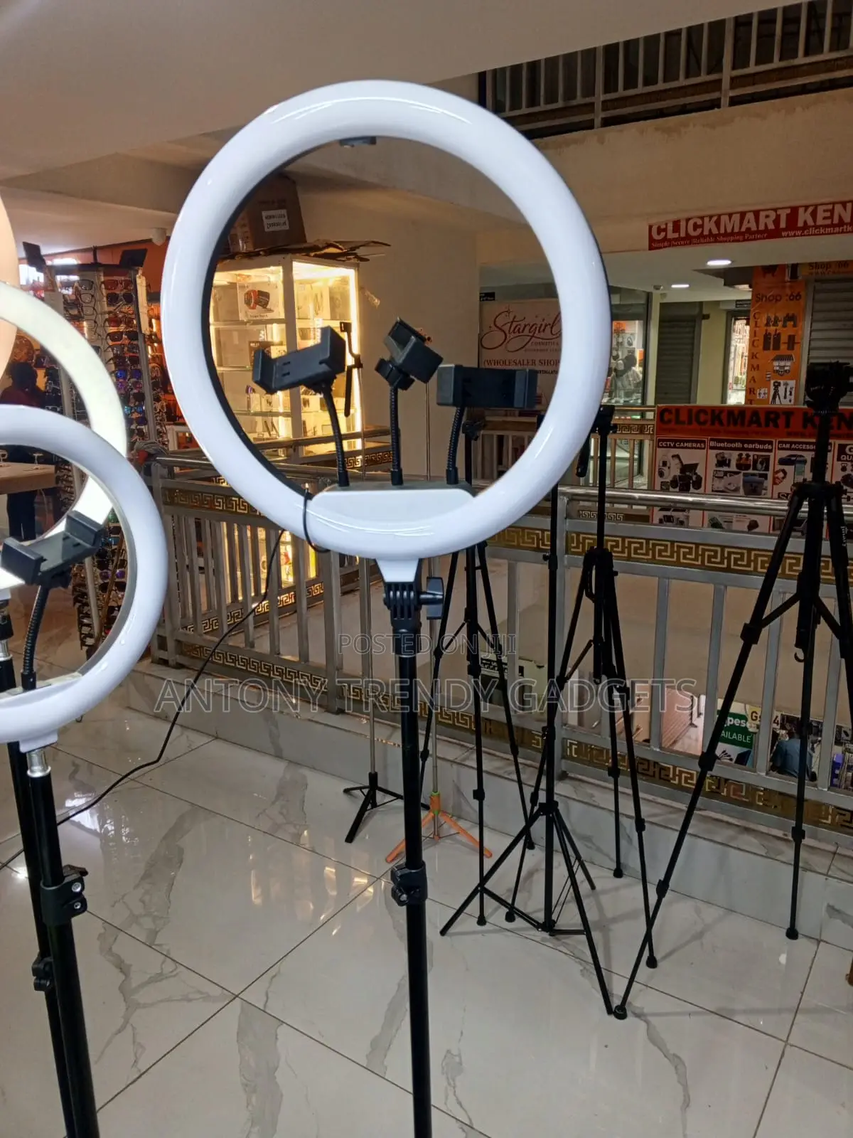 Qx-360 Led Selfie Ring Light With Adjustable Tripod Stand