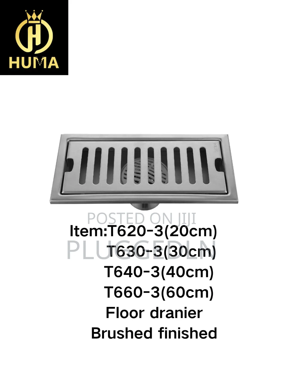 Floor Drainer Brushed Finished- 60cm.