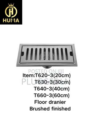 Floor Drainer Brushed Finished- 60cm.