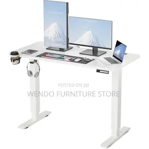 Office Desk; Modern Height Adjustable Height Moving Desk