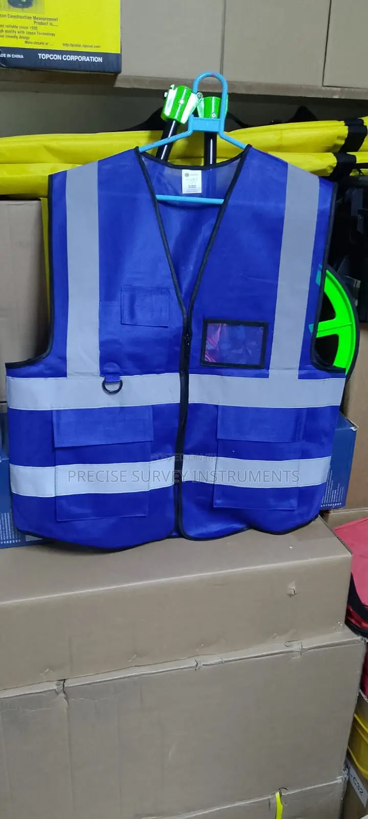Safety Utility Reflector Vest With Organized Pockets