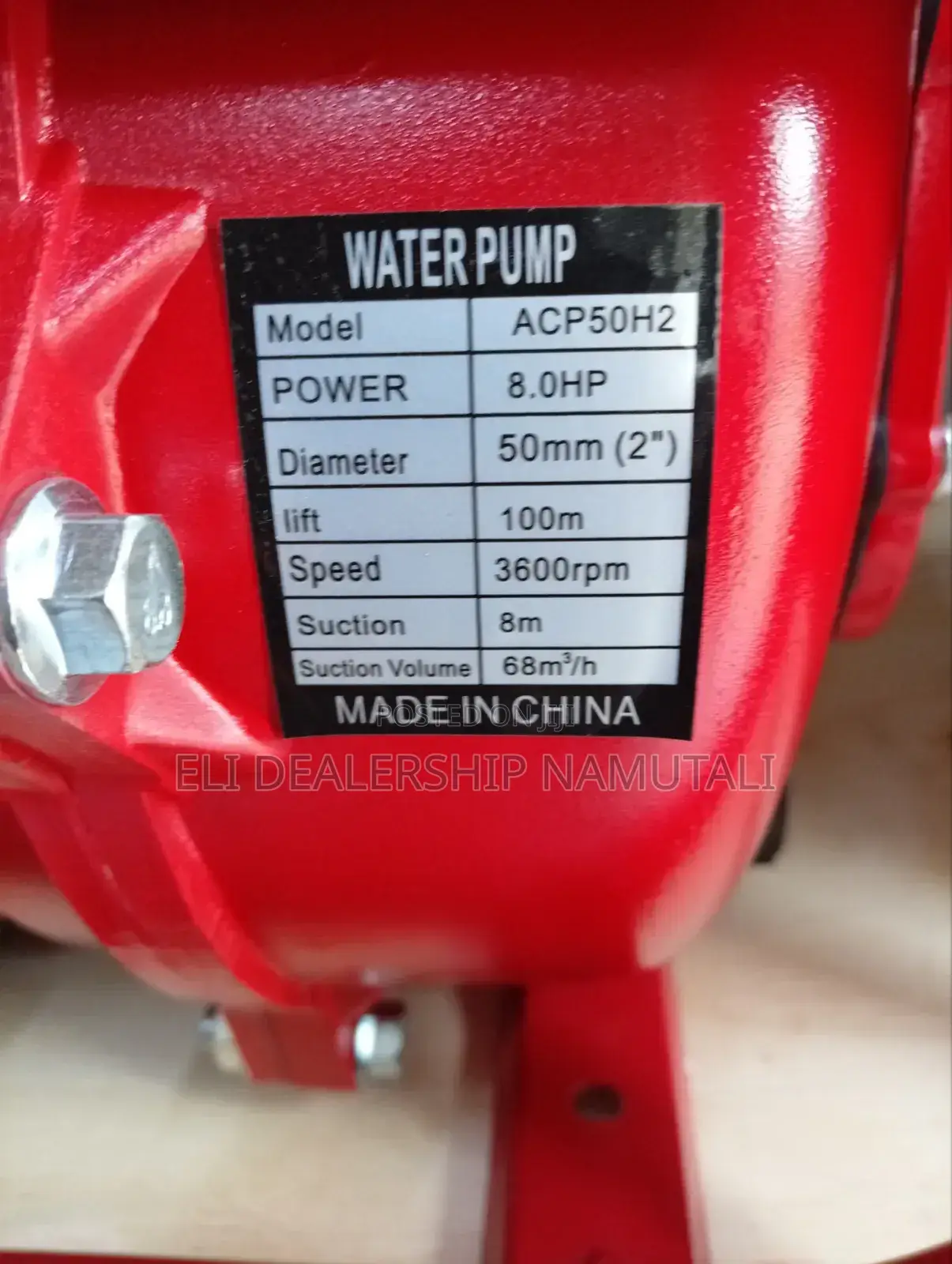 Aico Water High Pump 2" 100m
