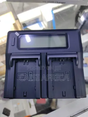 Caisi Cs-H100 LCD Dual Battery Charger for Sony Np-F Series