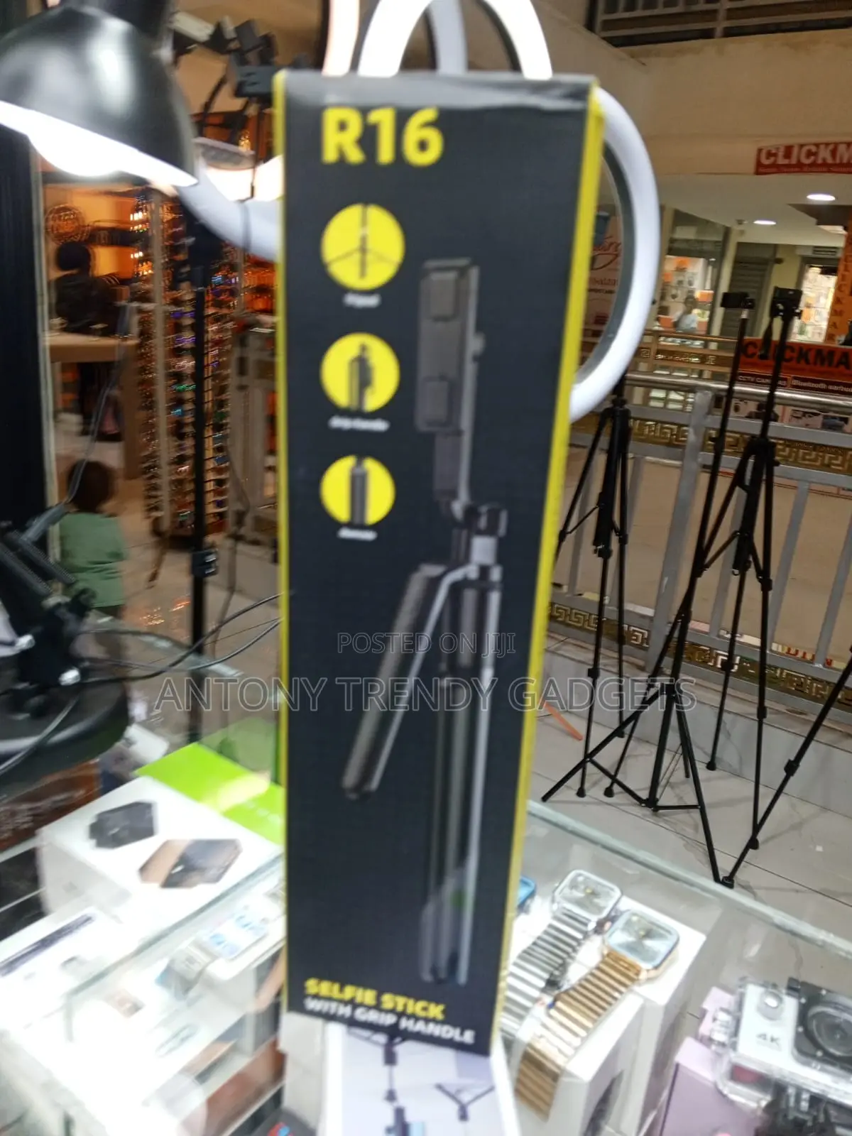 R16 Selfie Stick Tripod With Bluetooth Remote and 360 Rotation