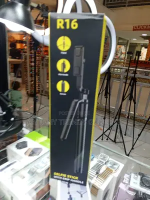 R16 Selfie Stick Tripod With Bluetooth Remote and 360 Rotation