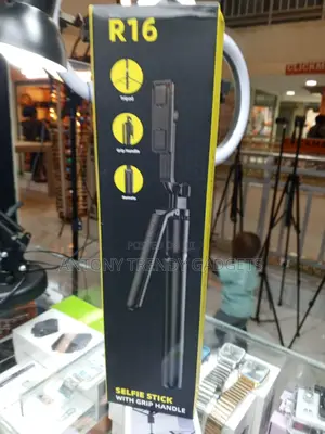 R16 Selfie Stick Tripod With Bluetooth Remote and 360 Rotation