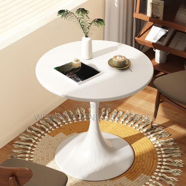 Coffee Table; Round Marble Homes Coffee Meeting Table