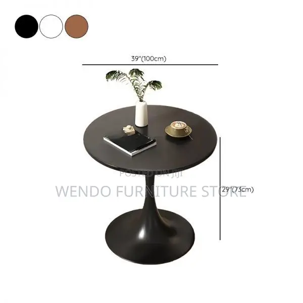 Coffee Table; Round Marble Homes Coffee Meeting Table