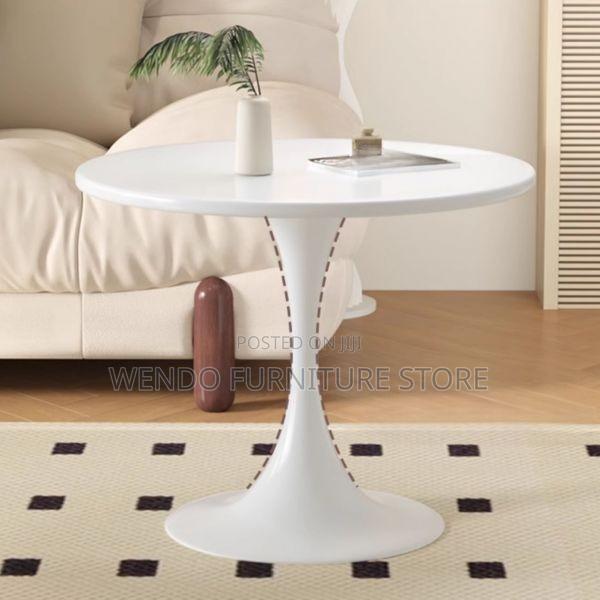 Coffee Table; Round Marble Homes Coffee Meeting Table - thumbnail 3
