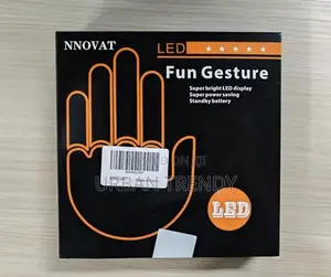 Led Fun Gesture Car Window Light With Remote Control
