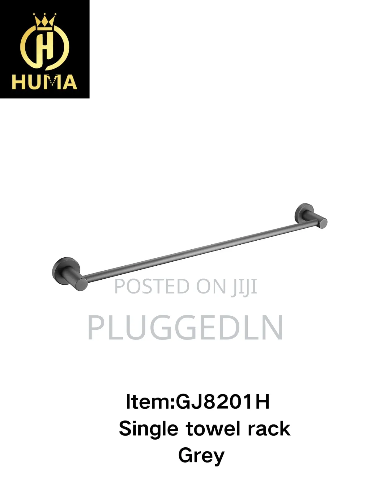Single Towel Rack Silver Finished.
