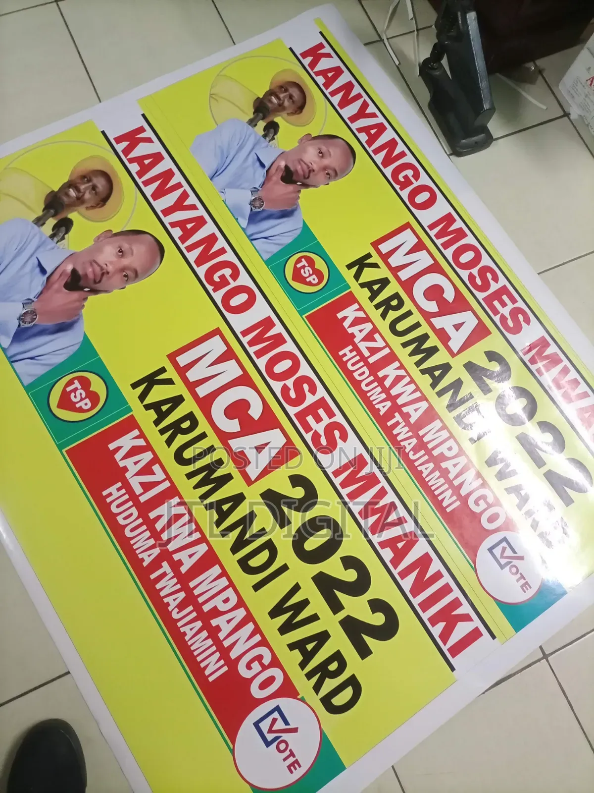 Campaign Banners, Posters Promotional Materials