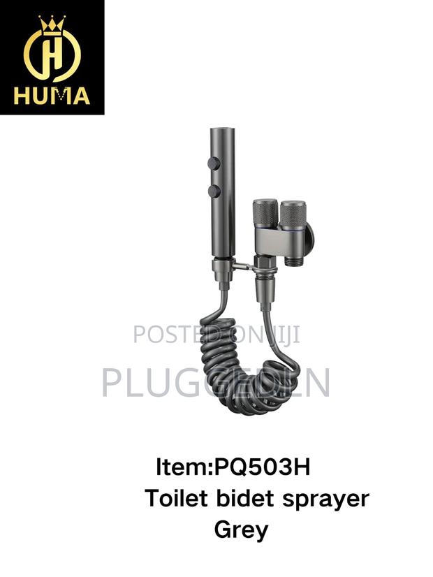 Huma Toilet Bidet Sprayer Grey Finished.