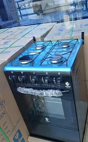 Eurochef Cooker 4 Burner Full Gas Oven With Free Chopping Board 50*55