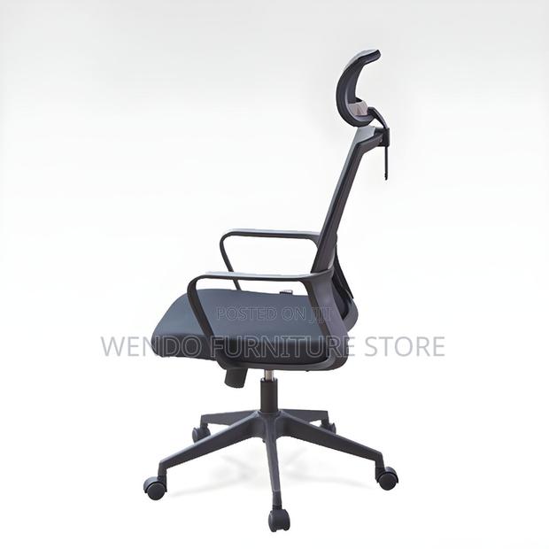 Office Chairs; High Back Ergonomic Swivel Fabric Office Chairs - thumbnail 2