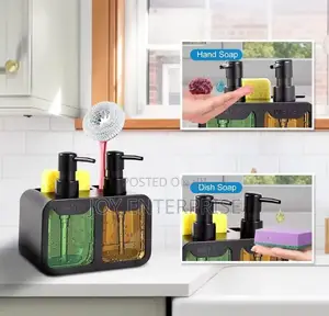 Soap Dispenser Set With Sponge