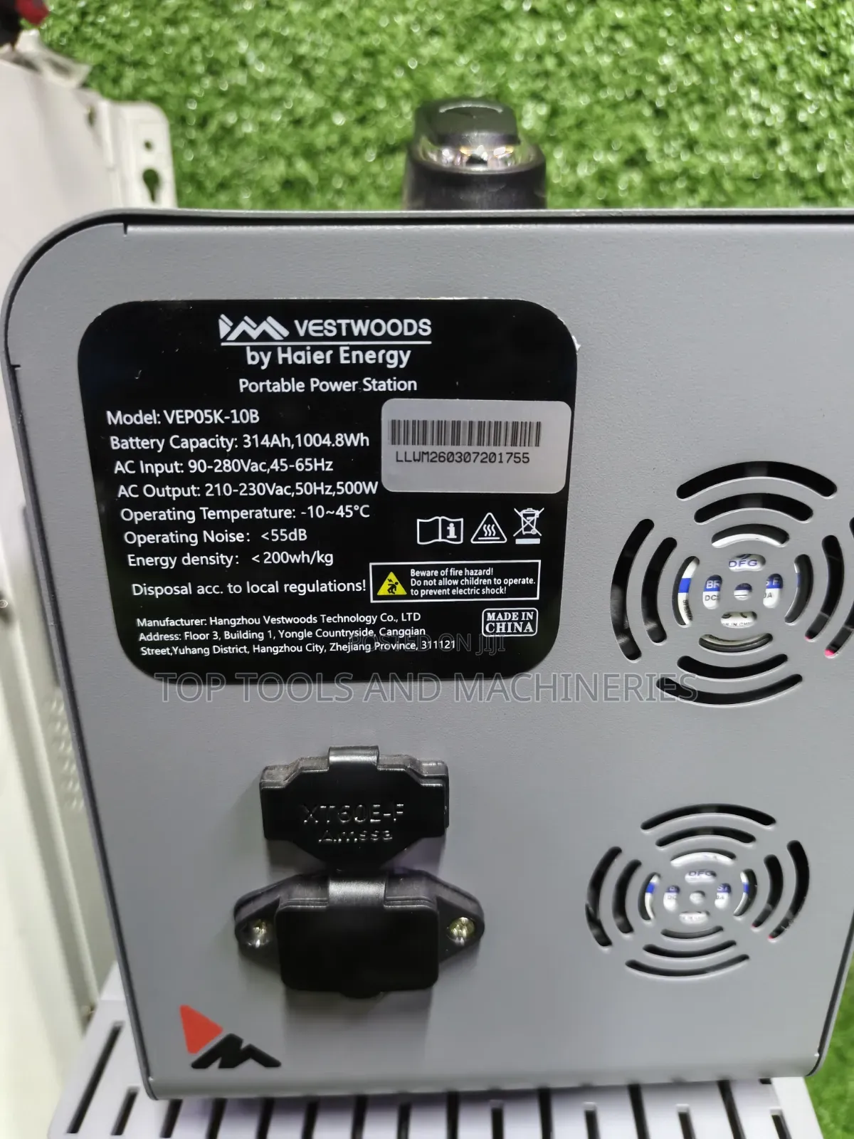 1kwh 1004.8wh 500 Watts Output Vestwoods Portable Power Station