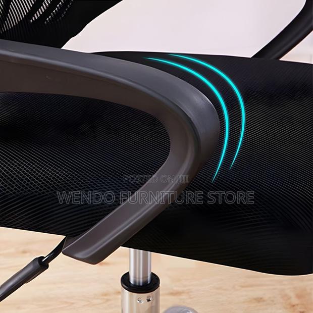 Office Chairs; Mesh Office Clerical Breathable Fabric Seat - thumbnail 5