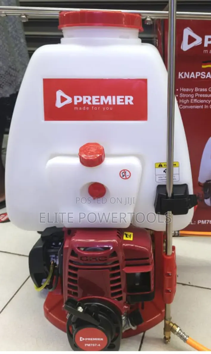 Premier Pm767-4 Petrol Knapsack Power Sprayer 25l High Farm Sprayer
