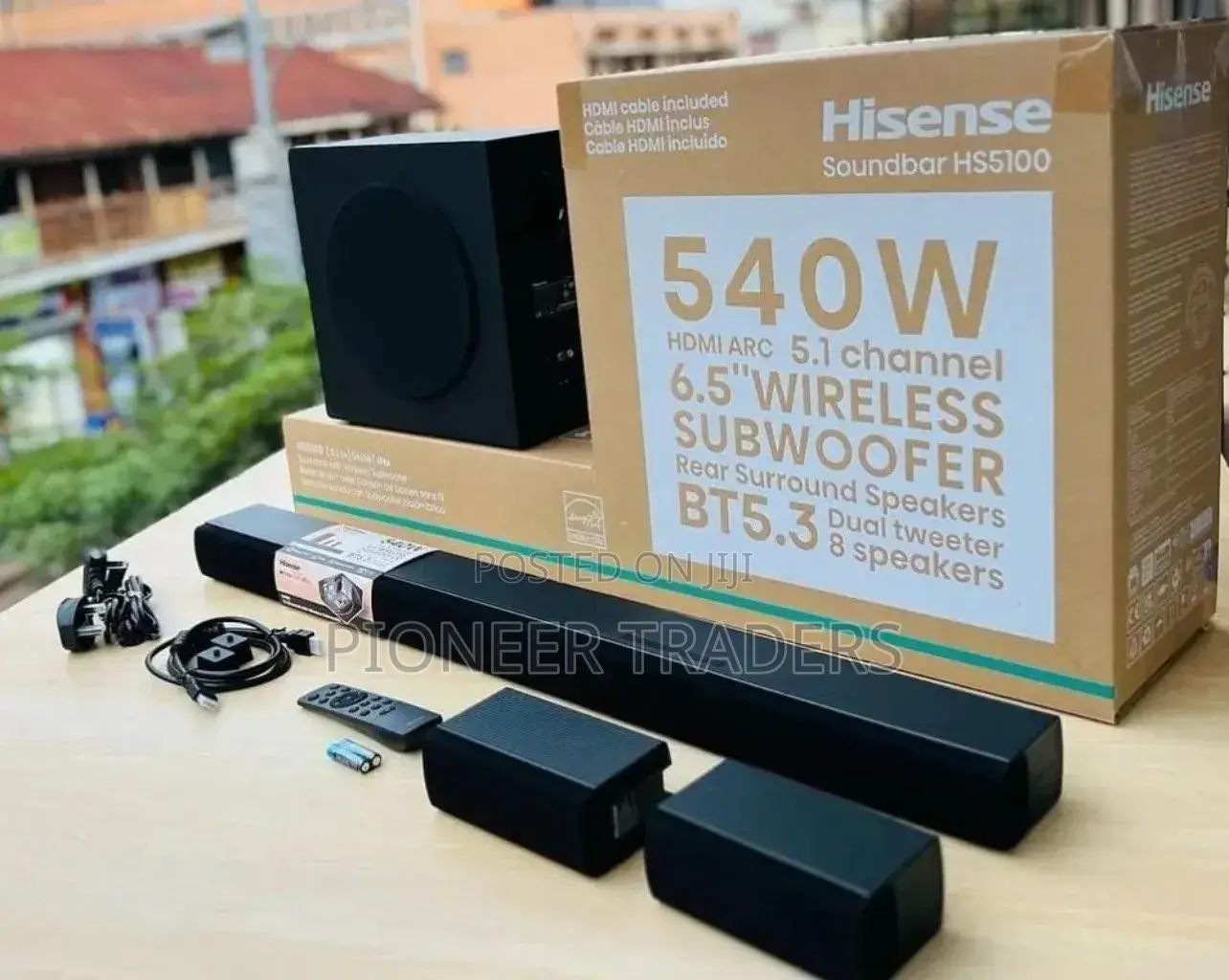 *Hisense Soundbar 5.1 Channel 540w Hs5100.
