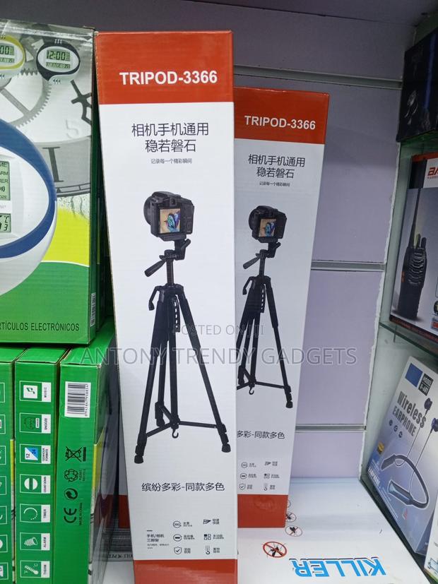 Tripod 3366 Adjustable Camera Tripod For Video Recording