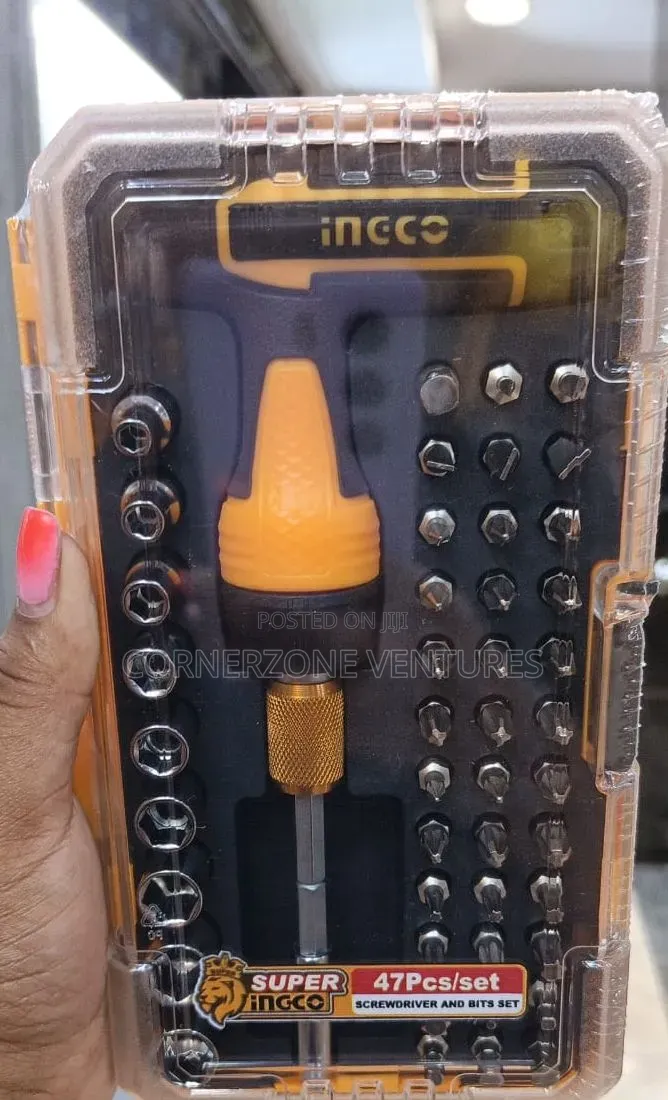 Ingco 47-Piece T-Handle Wrench and Screwdriver Set