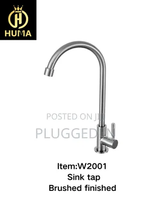 Huma Sink Tap Brushed Nickel Finished