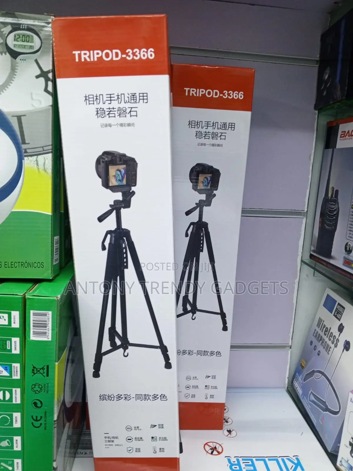 Tripod 3366 Lightweight Stand For Cameras And Smartphones